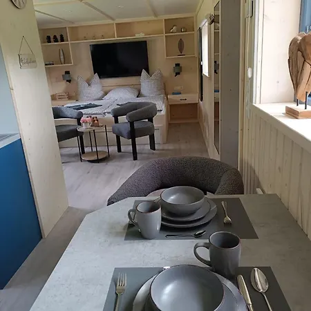 בית נופש Tiny House & Alpaka-erlebnis Im Ruhner Land - Naturidylle Pur *